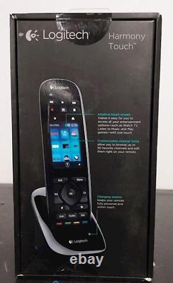 Logitech Harmony Touch Universal Remote Color Touchscreen Black Factory Sealed