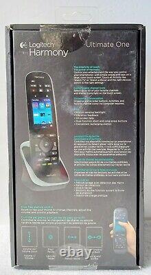 Logitech Harmony Ultimate One Universal Remote Control Black iOS Android Sealed