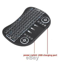 Lot 20 X Backlight i8 Wireless Keyboard 2.4GHz Keyboard Remote Control Touchpad
