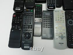 Lot Of 30 Original Audio & Video Remote Controls 100% Tested & Cleaned Sony More