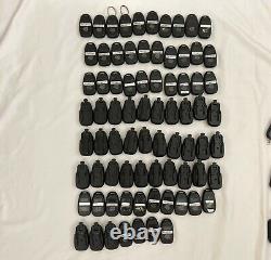 Lot of 189 Wireless Remote Alarm Keychain Mix Model # AS IS
