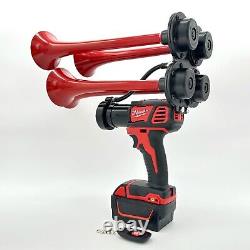 Milwaukee M18 Impact Train Drill Horn Red + Wireless Remote Control