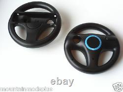 NEW 2pcs Mario Kart Racing Steering Wheel Nintendo Wii Remote Game Controller