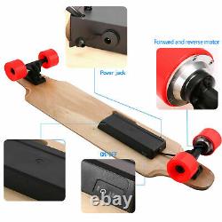 NEW Electric Skateboard Longboard with Wireless Remote Controller Red