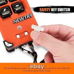 NEWTRY Wireless Crane Remote Control 8 Buttons 2 Transmitters + DC 12V Receiver