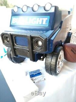 NFL C3 Rover Bud Light Wireless Remote Controlled Hummer Cooler & Stereo! FUN