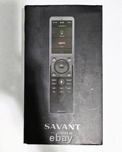 New Savant Rem4000 X2 Pro Wireless Universal Remote Control Black