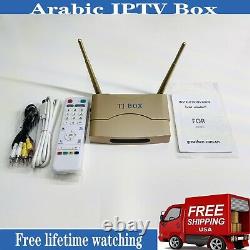 New Version Metal TJ Arabic Tv Box FREE FOR LIFE