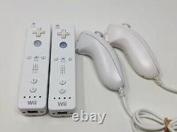 Nintendo Wii Sports Game Console Bundle Wii System With 2 Controllers CLEANED
