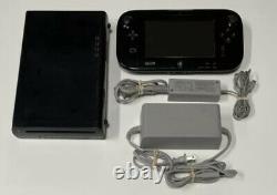Nintendo Wii U Console 32GB Bundle + Wii U Game Pad & Power Cords Tested