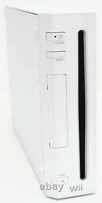 Nintendo Wii Video Game System 2-REMOTE Bundle RVL-001 GameCube Console WHITE