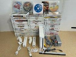 Nintendo Wii White Console GUARANTEED -CLEANED & TESTED- 2 RANDOM GAMES