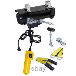 OPENROAD Electric Hoist 110V Electric Winch 880LBS with Wireless Remote Control