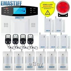 OS Android APP Control Wireless Home Security GSM Alarm System Intercom Remote C
