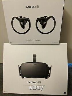 Oculus Rift CV1 With Touch Controllers, 2 Sensors, Wireless Remote & Suede VrCover