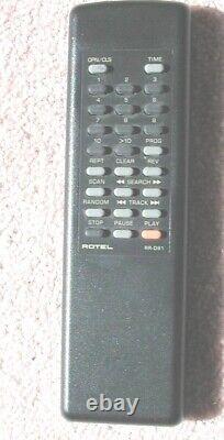 Original Rotel RR-D91 Remote Control Genuine OEM for CD player + batteries