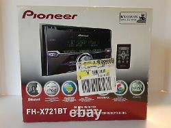 Pioneer FH-X721BT CD RDS Receiver (Car Radio) (Autoradio) Remote, Bluetooth, USB
