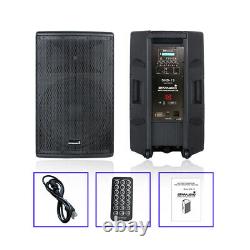 Pro 15 PA Powered Active Speaker System Passive Stage Bluetooth Audio Speaker