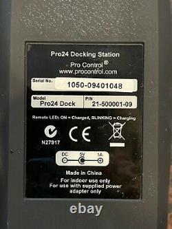 Pro Control RTI Pro24 Wireless Universal Remote Control & Dock MINT Condition