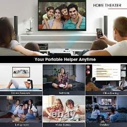 Projector 1080P 3D LED 4K Mini WiFi Video Home Theater Cinema HDMI