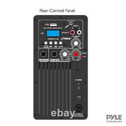 Pyle PPHP837UB 8 600W BLUETOOTH Powered Speaker USB/AUX/MP3 Input & Remote