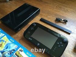 READ LISTING! Nintendo Wii U Deluxe 32GB Black System Console+CHOOSE 1 GAME USA