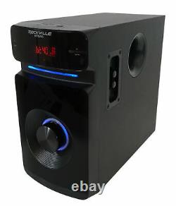 Rockville Home Theater/Karaoke Machine System with5.25 Sub+(2) Wireless VHF Mics