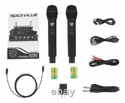 Rockville Hybrid Home Theater Karaoke Machine System with5.25 Sub+2 Wireless Mics