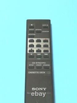SONY cassette deck remote control RM-J701 infrared emission confirmed Used