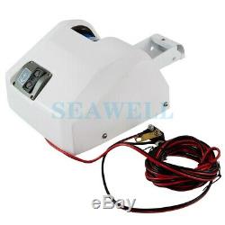 Saltwater 35 Electric Anchor Winch With Wireless Remote Pontoon Boat Control Kit