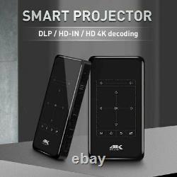 Smart DLP WiFi Mini Projector 1+8G / 2+16G 4K HDMI USB Bluetooth Home Theater