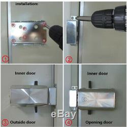 Smart Lock Security Wireless Electric Door Lock Keyless With 4 Remote Control US
