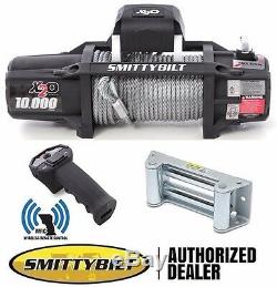 Smittybilt X2O 10,000 lb. Waterproof Winch With Wireless Remote & Fairlead 97510