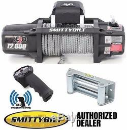 Smittybilt X2O 12,000 lb. Waterproof Winch With Wireless Remote & Fairlead 97512