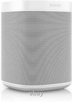 Sonos One (Gen 2) White Voice Controlled Smart Speaker Amazon Alexa Built-in
