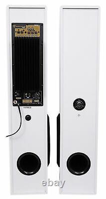 Tower Speaker Home Theater System+8 Sub For Samsung NU6900 Television TV-White