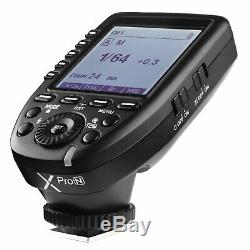 US Godox 2.4 TTL HSS Two Heads AD200 Flash +Xpro-N Trigger for Nikon+Softbox Kit