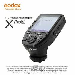US Godox 2.4 TTL HSS Two Heads AD200 Flash +Xpro-S Trigger for Sony +Softbox Kit