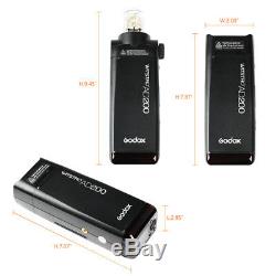 US Godox AD200 2.4G wireless Camera Speedlite Flash 1/8000s for Canon Nikon Sony