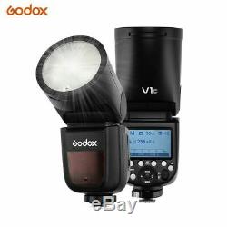 US Godox V1-C 2.4G Wireless Round Head Camera Flash for Canon 6D 7D 50D 60D 500D
