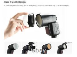 US Stock Godox V1-S 2.4G TTL HSS Round-head Camera Flash Speedlight for Sony Kit