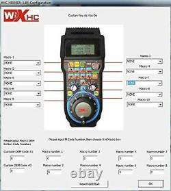 US4 Axis Wireless Mach3 Handwheel MPG Pendant CNC Router Remote Control WHB04B