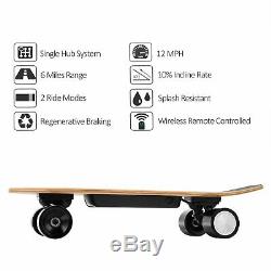 USAElectric Fish-Board Skateboard E-Longboard Wireless Handheld Remote Control