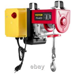 VEVOR 440-2200LBS Electric Hoists Crane Winch with Wireless Remote Control