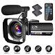 Video Camera Camcorder With Microphone Youtube Camera Recorder 2.7k Ultra Hd