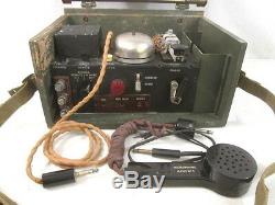 WWII Era Canadian Army Wireless Remote Control Unit No. 1 Commando Radio Set