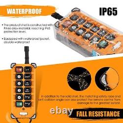 Wireless Crane Remote Control 12 Buttons 12V Industrial Channel Hoist Control