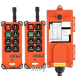 Wireless Crane Remote Control 8 Buttons 12v 2 Transmitters Industrial Channel El