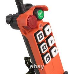 Wireless Crane Remote Control for Effortless Operation 6 Buttons 1 Speed