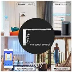 Wireless Curtain Track Remote Control Slide Motor Voice Control Durable Home